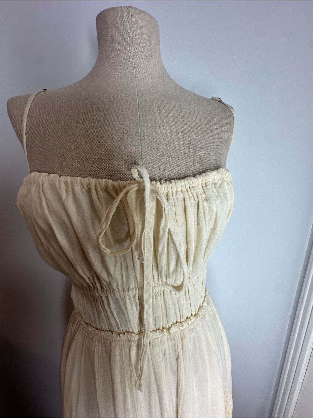 Free People Taking Sides Maxi Dress
color wet plaster - Picture 5 of 9